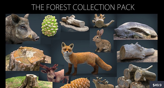 Cubebrush – The Forest Collection Pack