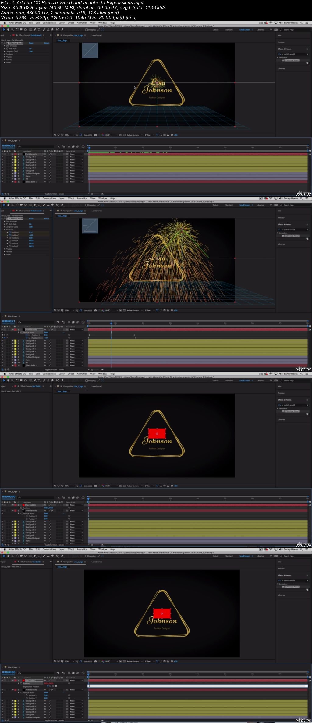  Adobe After Effects CC : Logo Animation with Motion Graphics 