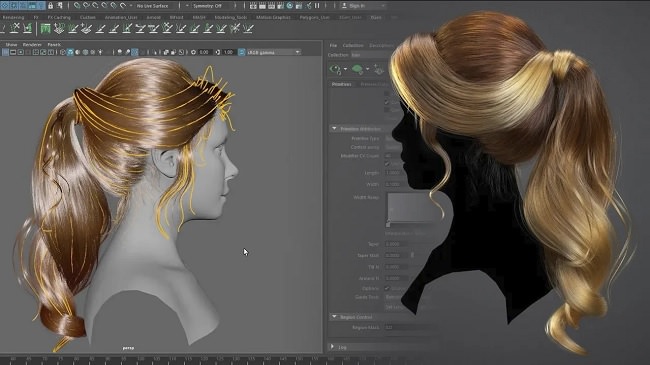 The Gnomon Workshop – Creating a Female Hairstyle for Production with Maya XGen with Bruno Tornisielo