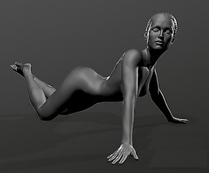 Cubebrush – Girl in Pose 1-12