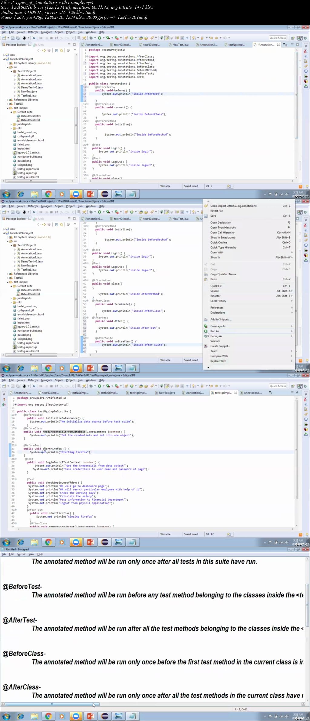 Selenium Automation testing with TestNG