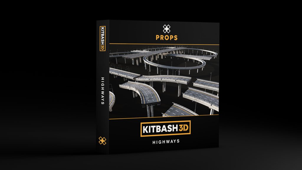 Kitbash3D – Props: Highways