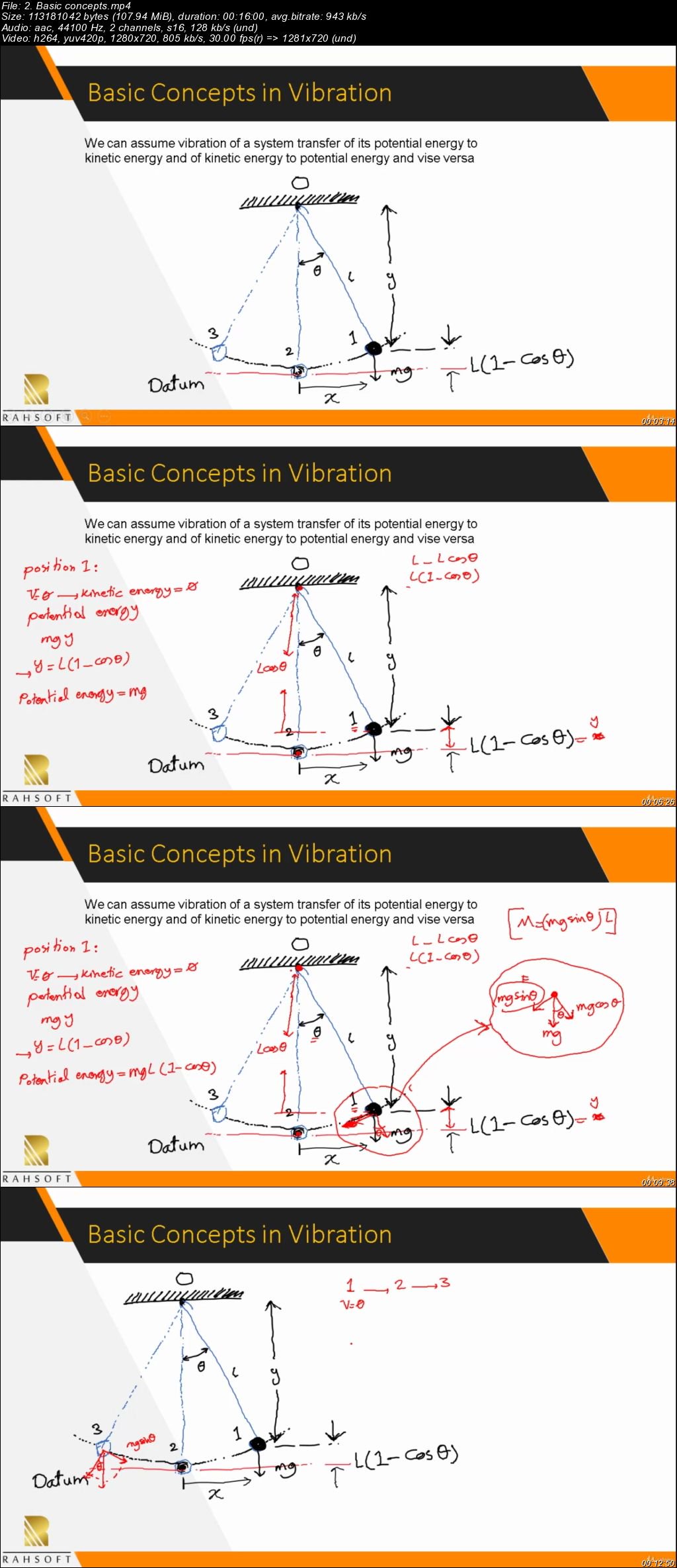  Complete Mechanical Vibration Online Course RAHME301 Rahsoft 