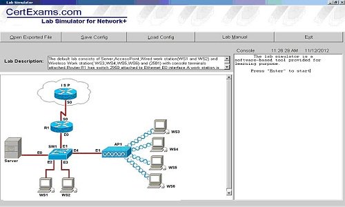 CertExams Network Simulator With Designer For CCNA 4.7.0