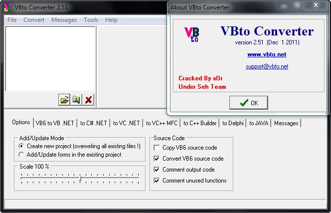 VBto Converter 2.55 + Portable