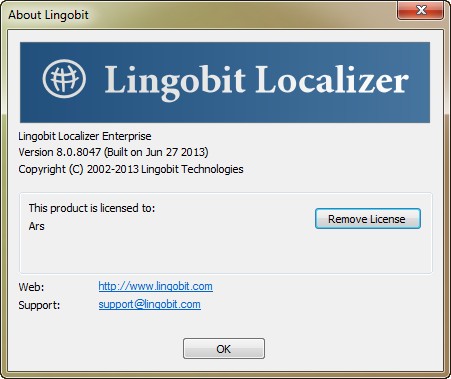 Lingobit Localizer Enterprise 8.0.8047