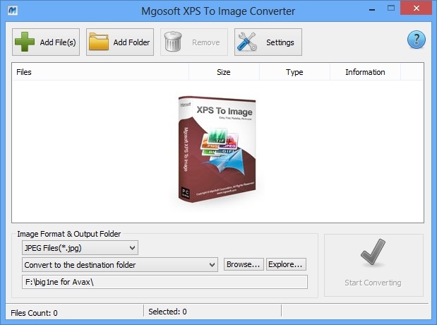 Mgosoft XPS To Image Converter 8.3.521