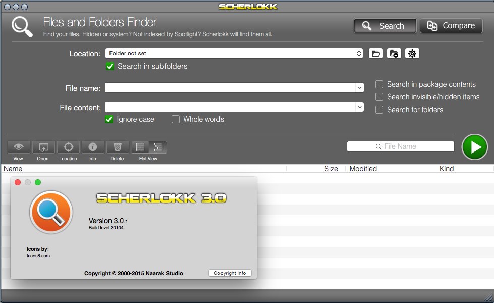 Scherlokk 3.0.1 build 30104 Multilingual Mac OS X