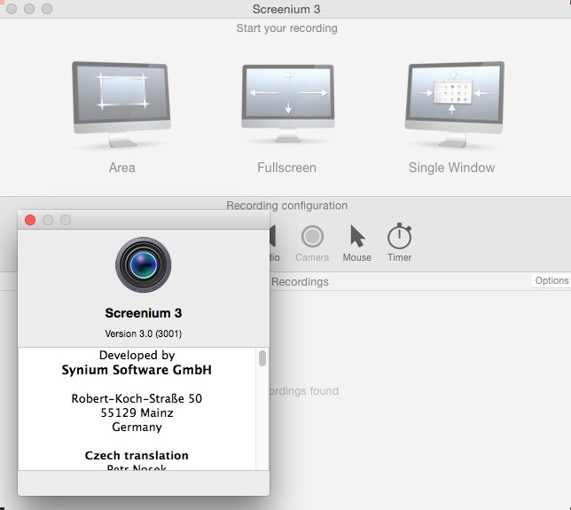 Screenium 3.0 Multilangual Mac OS X