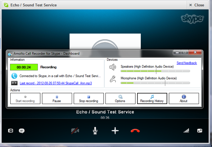 Amolto Call Recorder Premium v2.9.11 for Skype