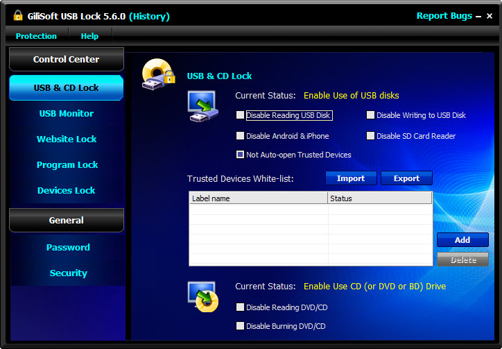 GiliSoft USB Lock 5.6.0