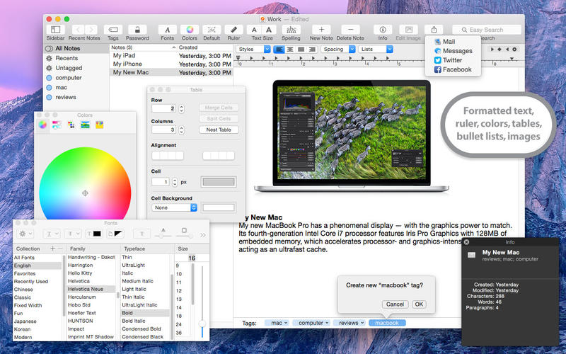 iNotepad Pro 2.5 Mac OS X