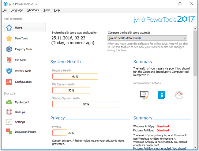 jv16 PowerTools 2017 4.1.0.1631 Multilingual + Portable