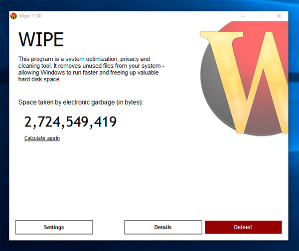 Wipe Pro 17.06 + portable