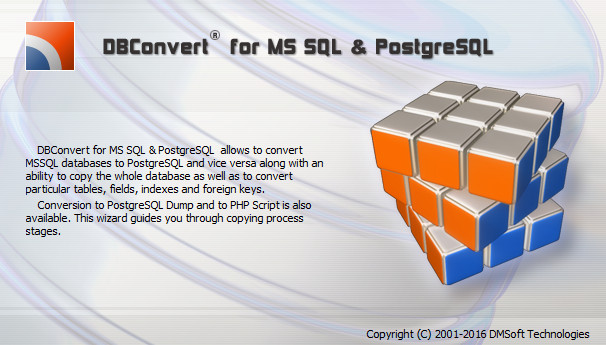 DBConvert for MSSQL and PostgreSQL 3.6.2 Multilingual