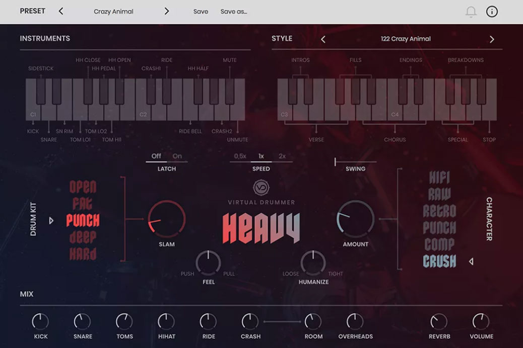 UJAM Virtual Drummer HEAVY v1.0.2 MacOSX