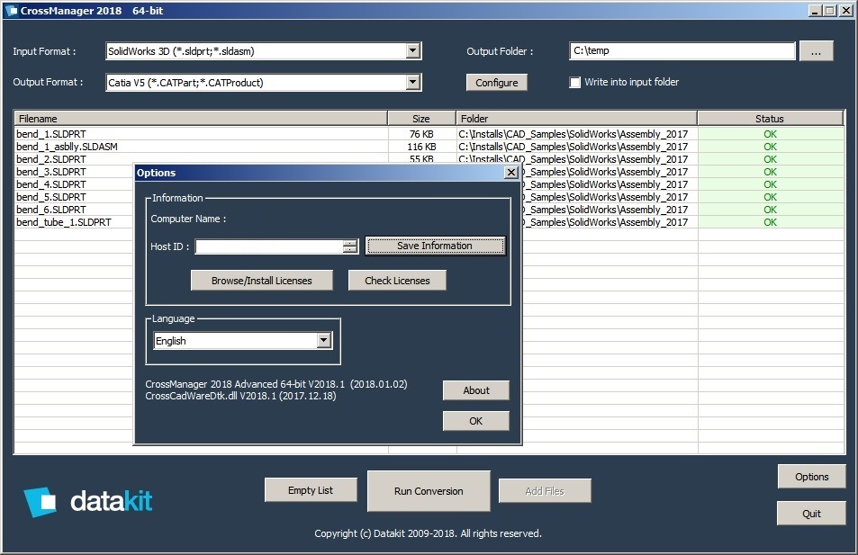 DATAKIT CrossManager 2018.1