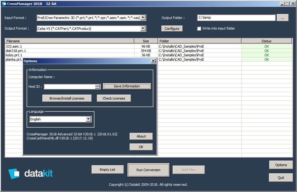 DATAKIT CrossManager 2018.1