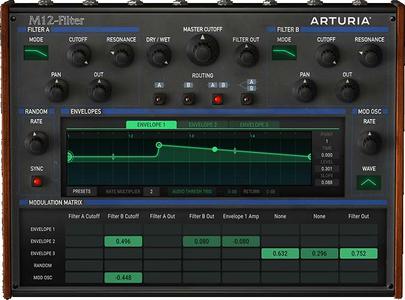 Arturia M12-Filter v1.0.0.252 MacOSX