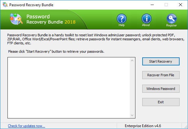 Password Recovery Bundle 2018 Enterprise Edition 4.6