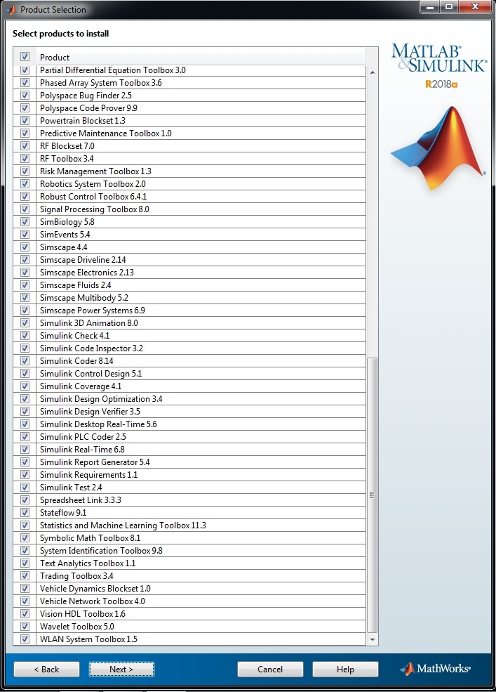 MathWorks MATLAB R2018a