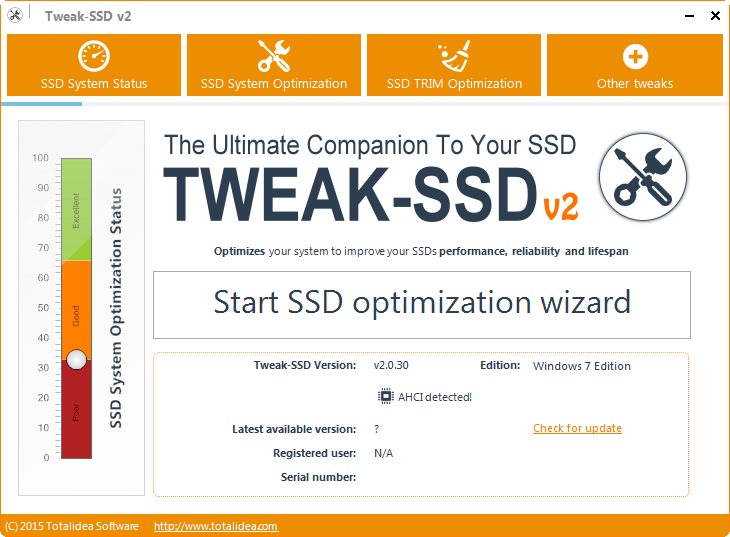 Tweak-SSD 2.0.30 + Portable