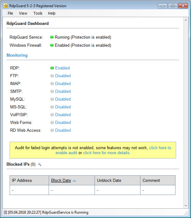 RdpGuard 5.4.9