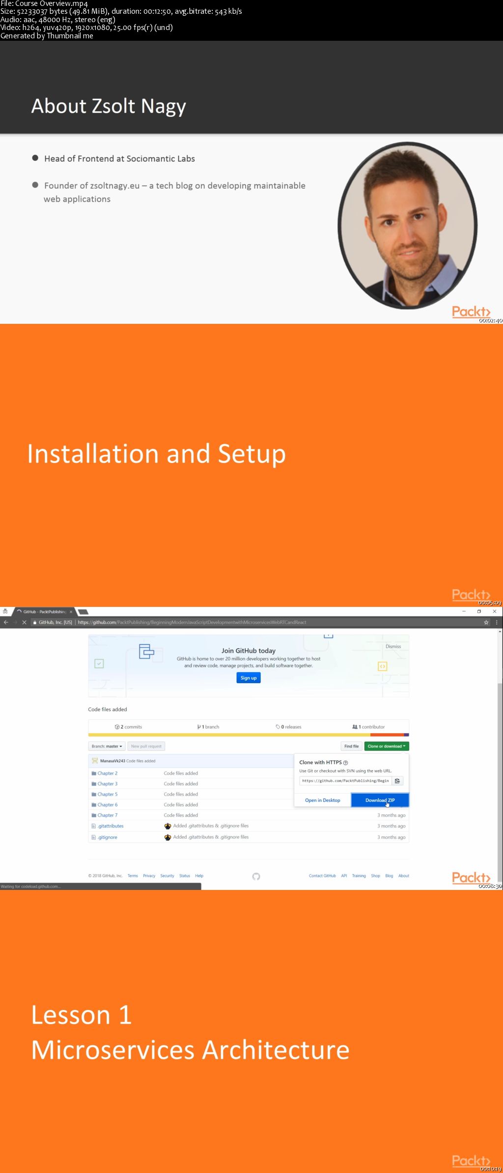 Beginning Modern JavaScript Development with Microservices, WebRTC, and React