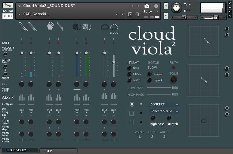 Sound Dust Cloud Viola 2 KONTAKT