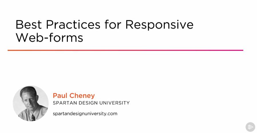 Best Practices for Responsive Web-forms