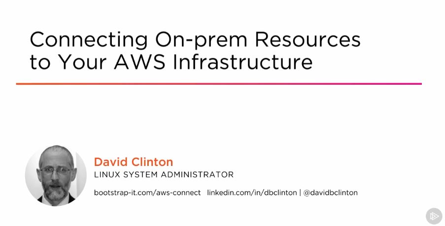 Connecting On-prem Resources to Your AWS Infrastructure