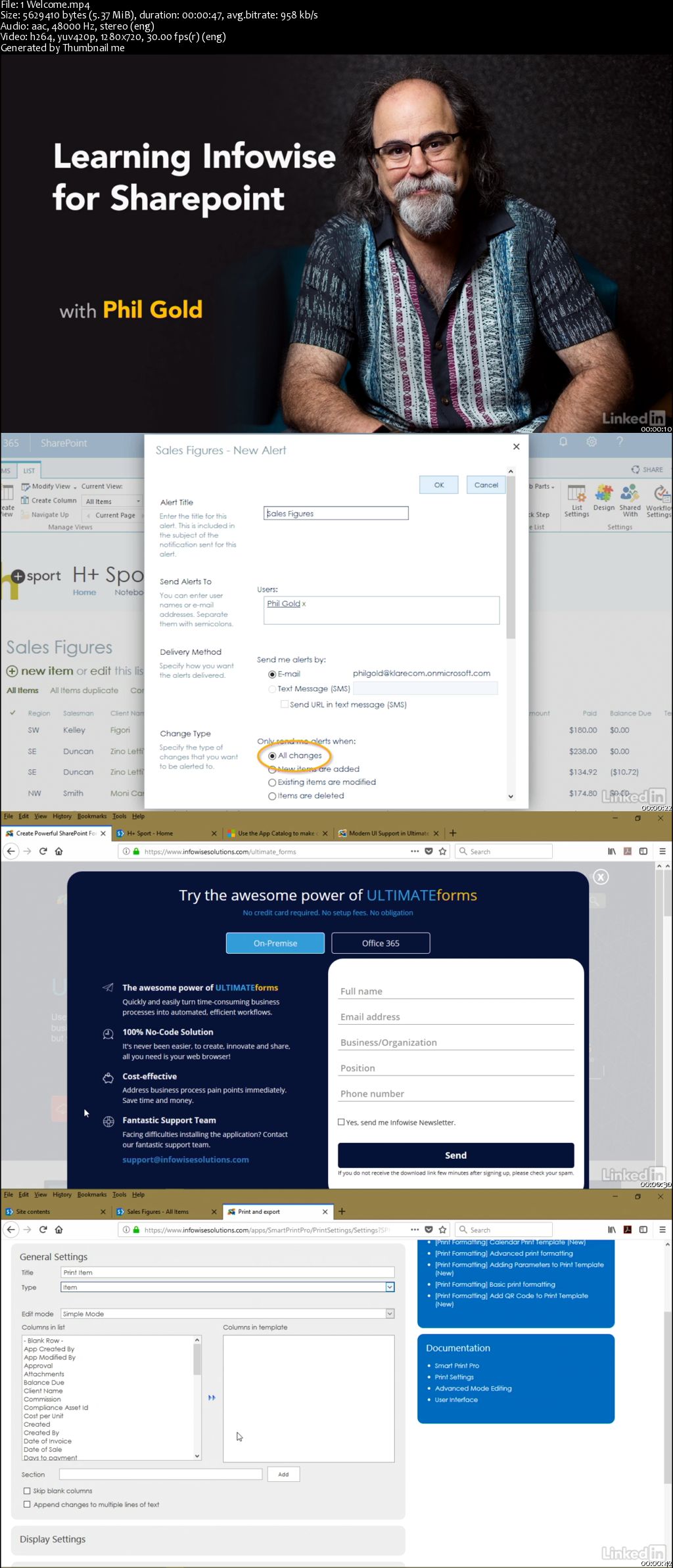 Learning Infowise for SharePoint