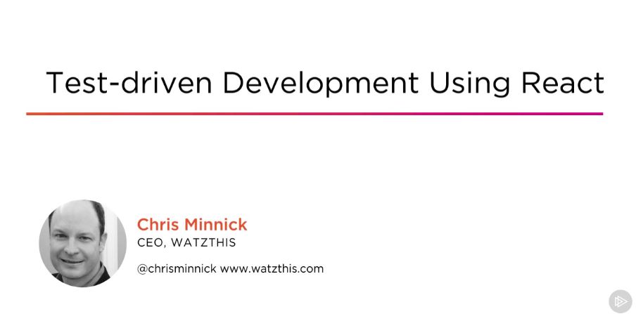 Test-driven Development Using React