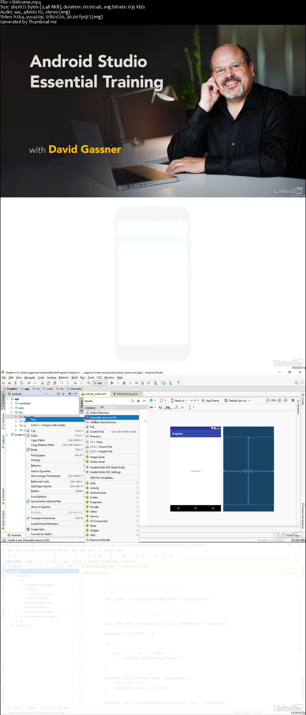 Android Studio Essential Training