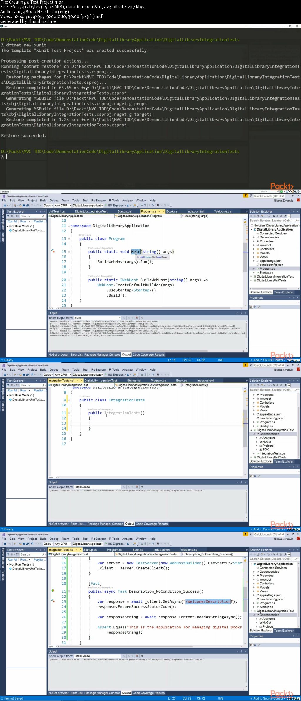 Test Driven Development with C# and .NET Core MVC