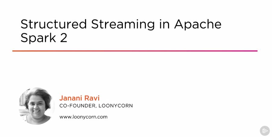 Structured Streaming in Apache Spark 2