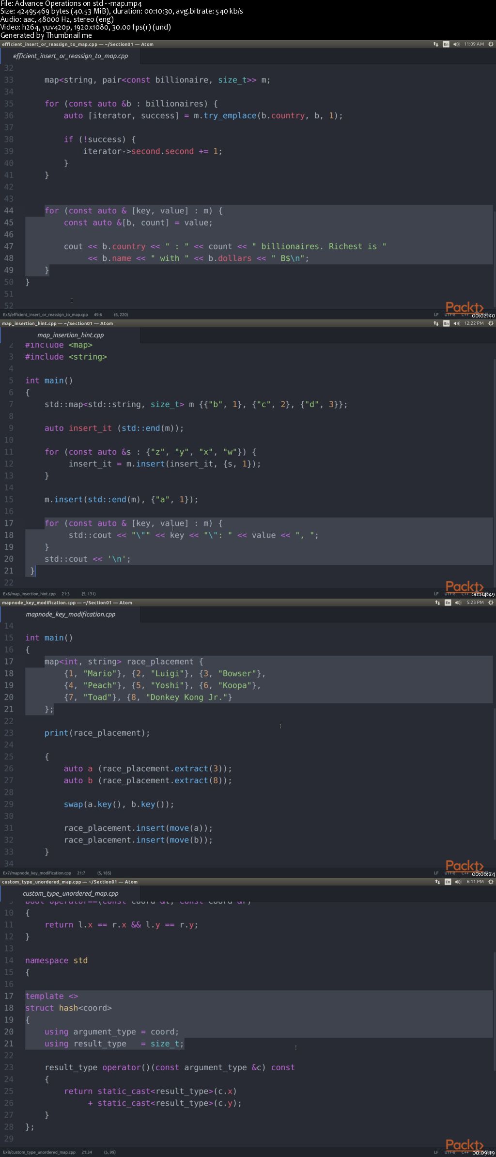 C++17 STL Solutions