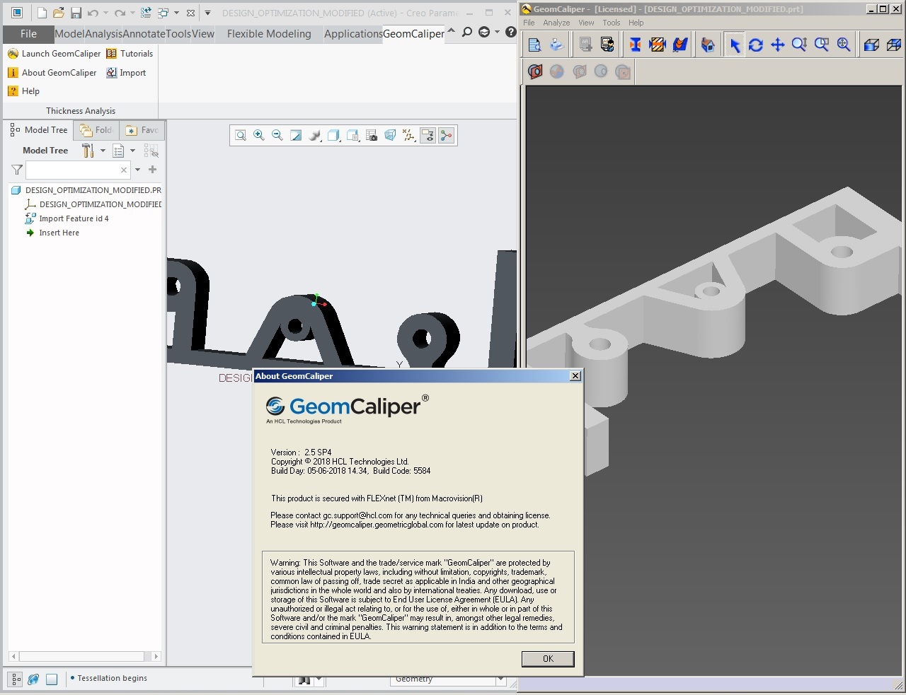 Geometric GeomCaliper 2.5 SP4 for Creo 1.0-5.0