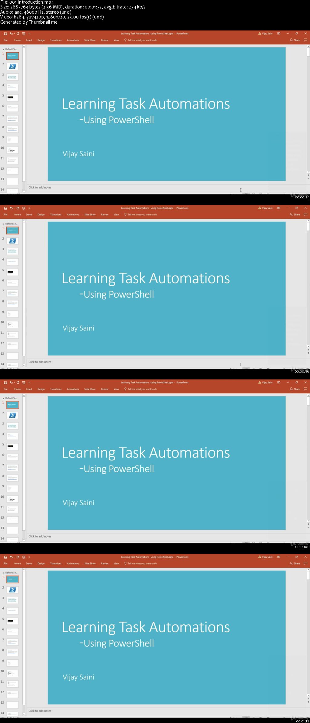 Learning Task Automation using Windows PowerShell