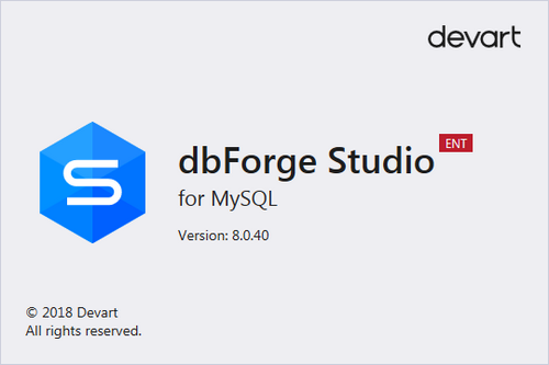 dbForge Studio for MySQL Enterprise 8.0.40