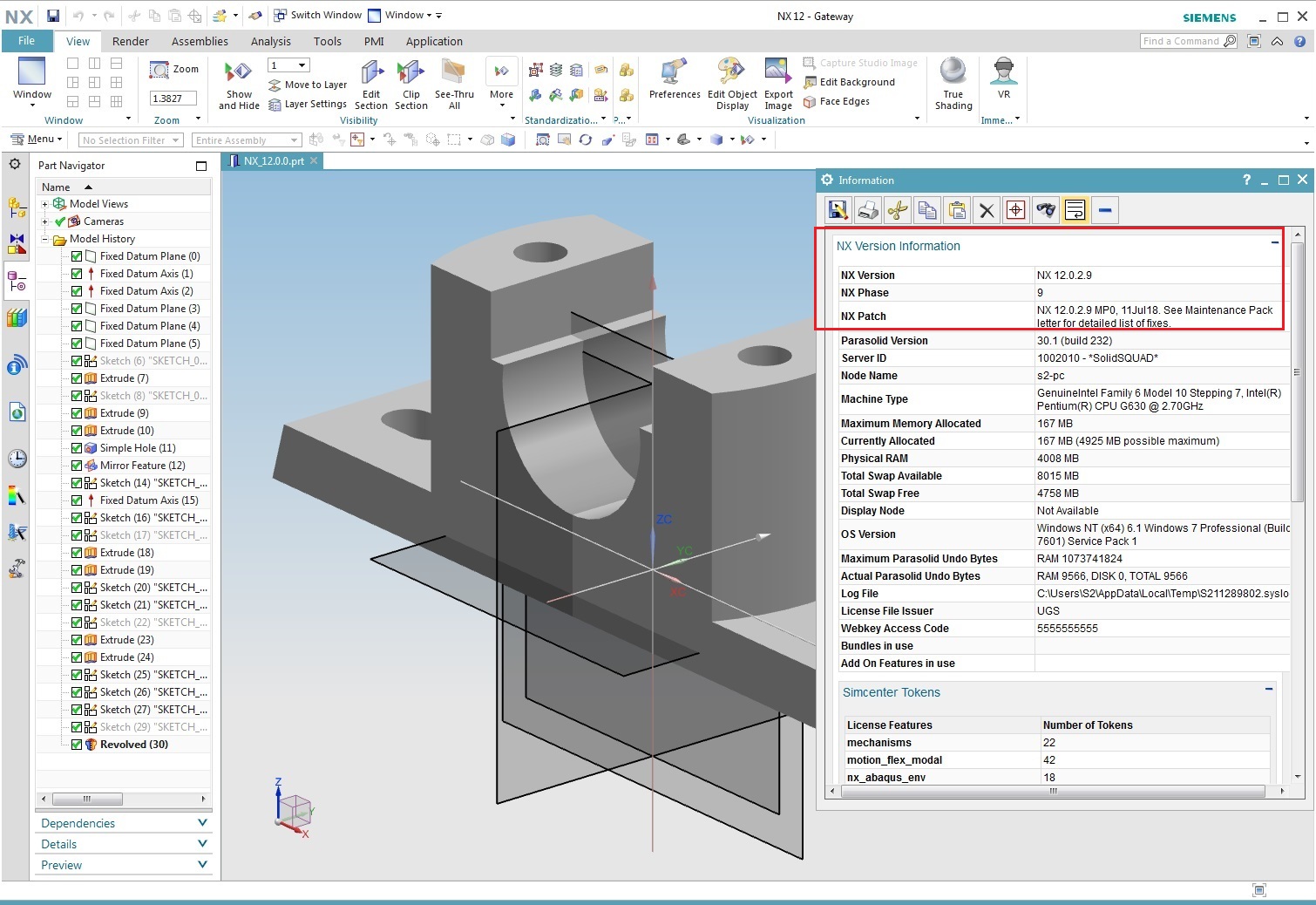 Siemens PLM NX 12.0.2 (NX 12.0 MR2) MP00 Update