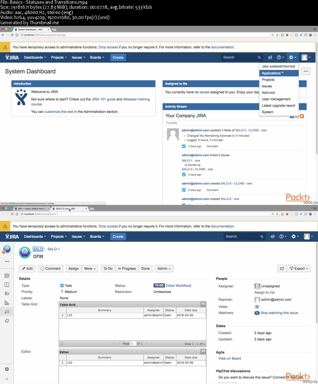 Hands-on Administration with JIRA 7