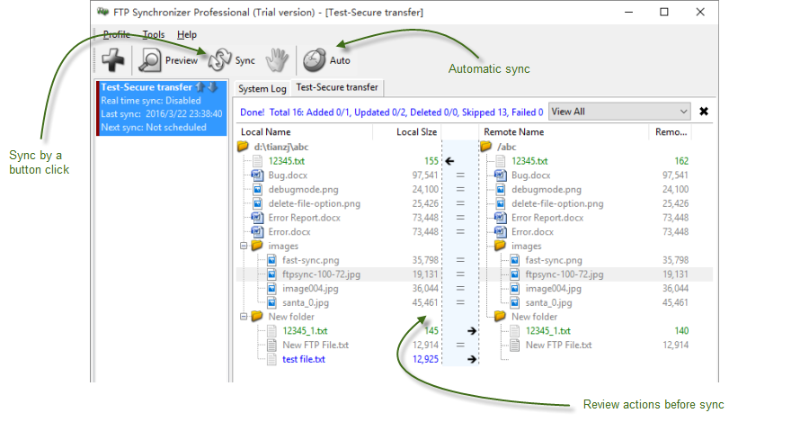 FTP Synchronizer Professional 7.3.25.1263 Multilingual