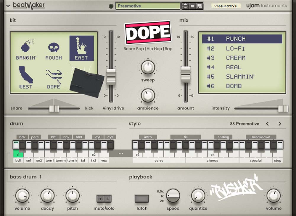 uJAM beatMaker DOPE v1.0.0 WiN