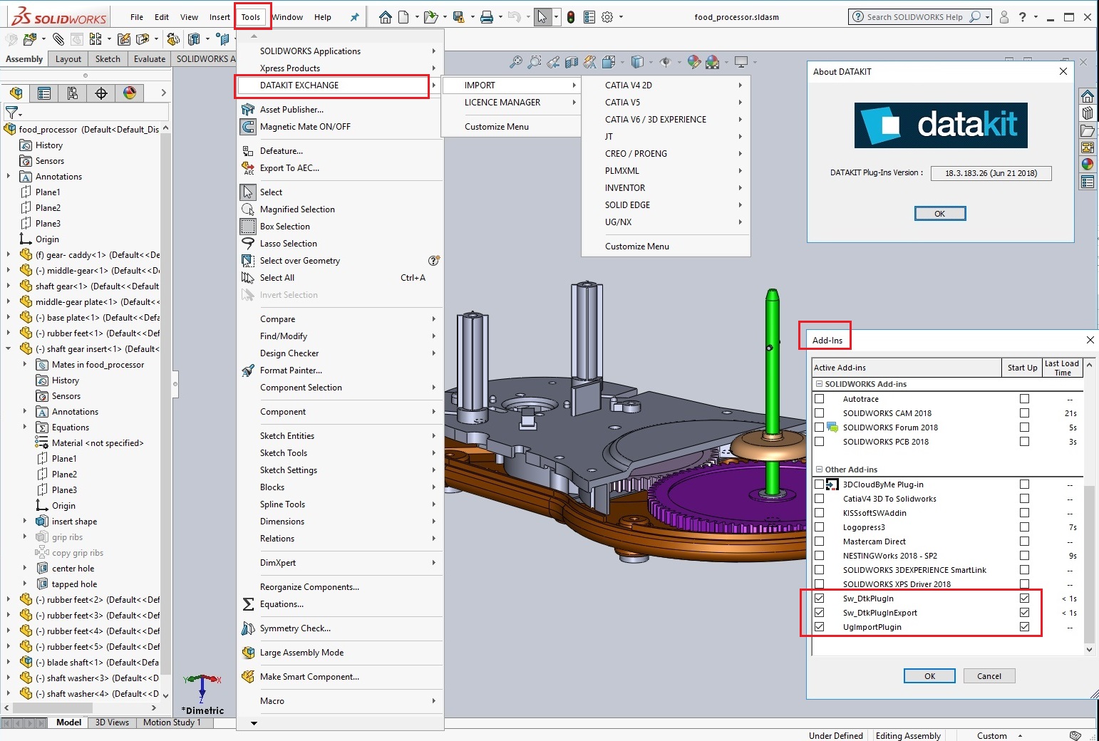 DATAKIT 2018.3 Import-Export Plugins