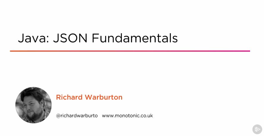 Java: JSON Fundamentals