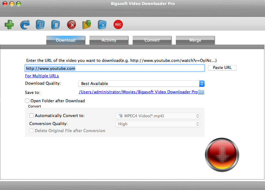 Bigasoft Video Downloader Pro 3.15.4.6600 Multilingual macOS