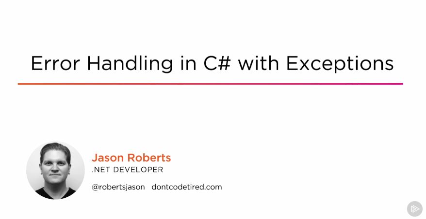 Error Handling in C# with Exceptions