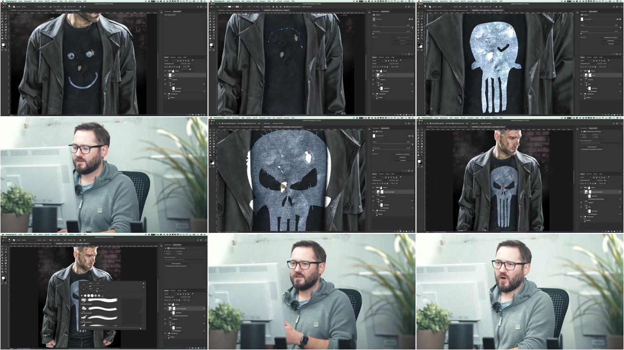 Poster im Stil des Punisher erstellen: der Cinematic Look in Photoshop