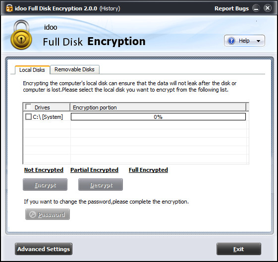 idoo Full Disk Encryption 2.0.0